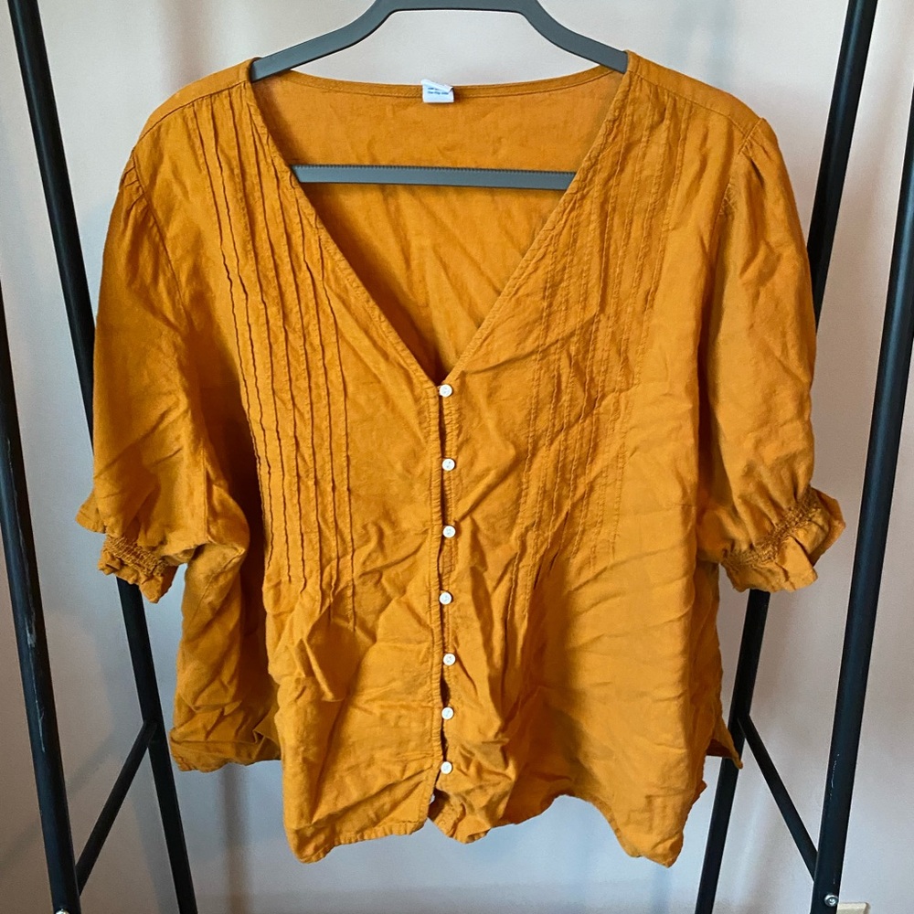 Yellow blouse